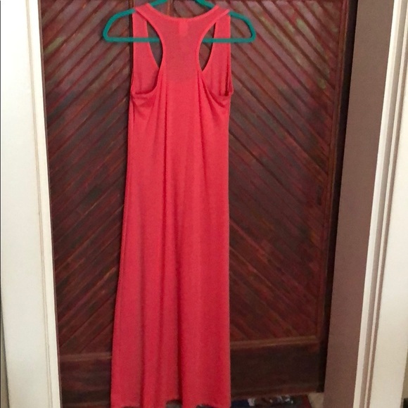 Coral Maxi Dress/Cover Up 🌸Medium - Picture 2 of 3